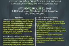 1-Day Entrepreneurship workshop August 22, 2015